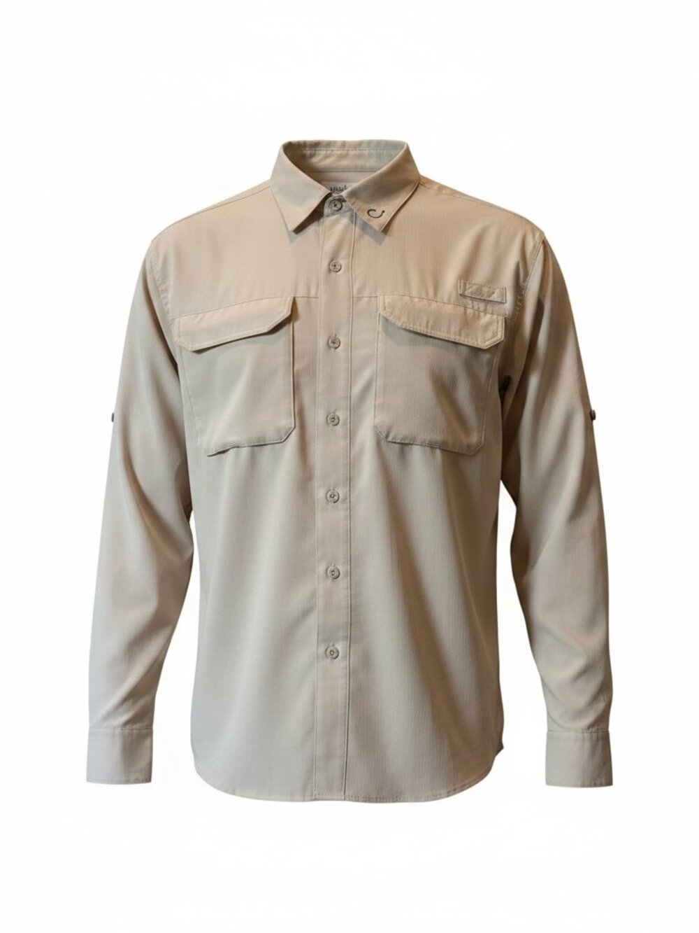 Reel Life Men’s XL Beige Fishing Shirt